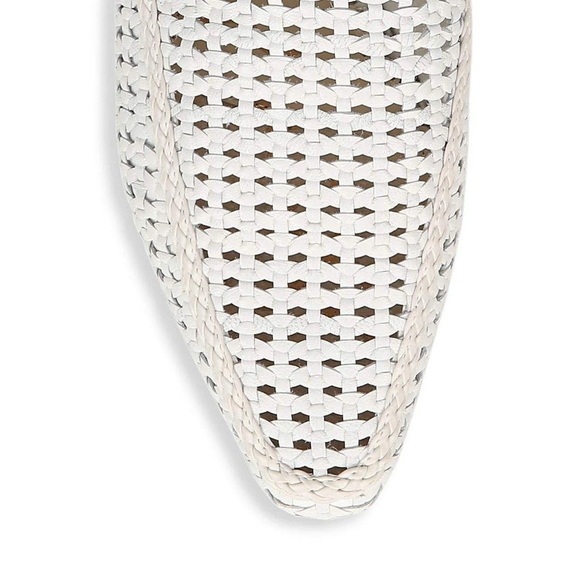 Sam Edelman Cream Elva Slip On Woven Mule Flats - Picture 5 of 9